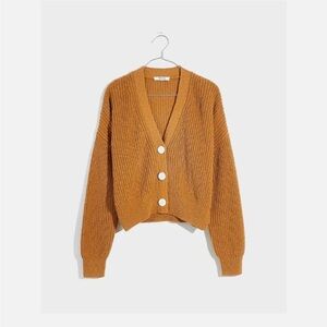 Brown Knit Madewell Cardigan